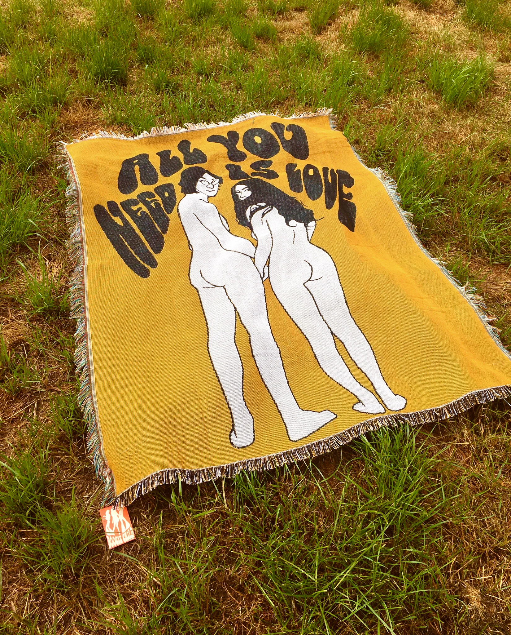 All You Need Is Love Woven Blanket - Image 4