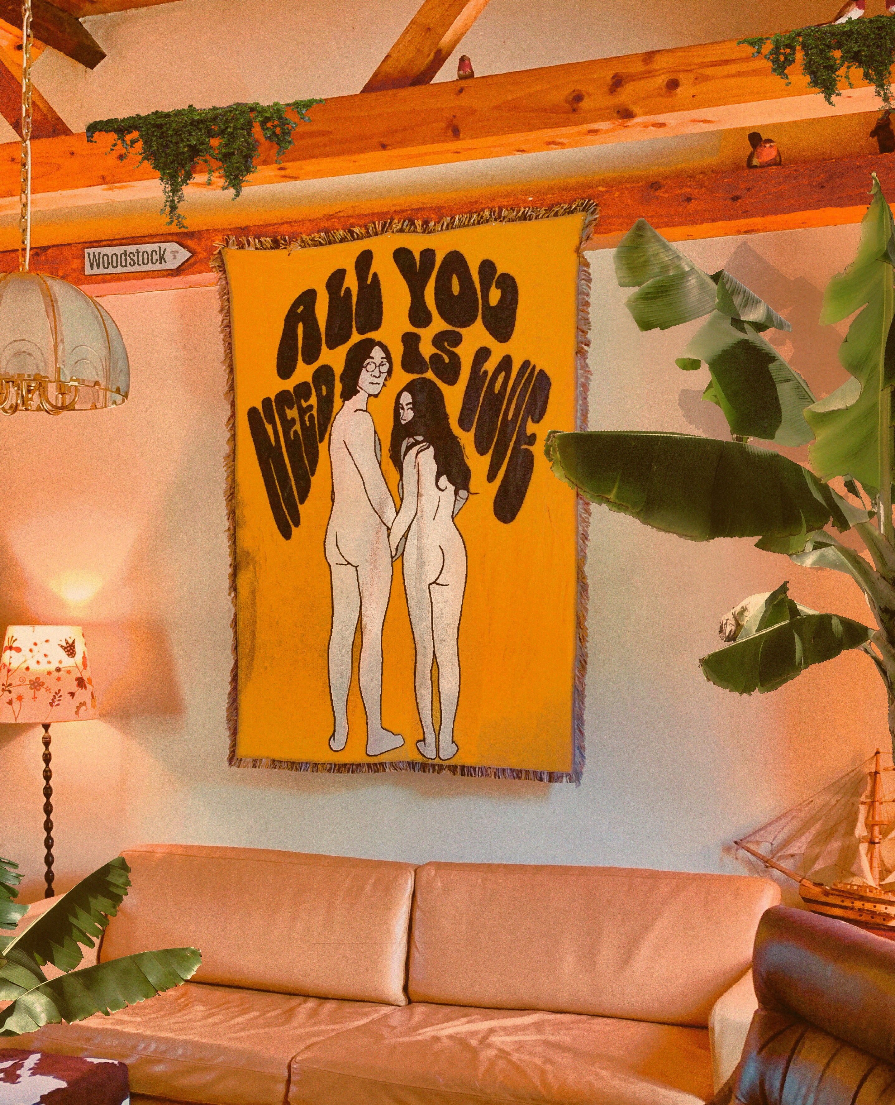 All You Need Is Love Woven Blanket - Image 5