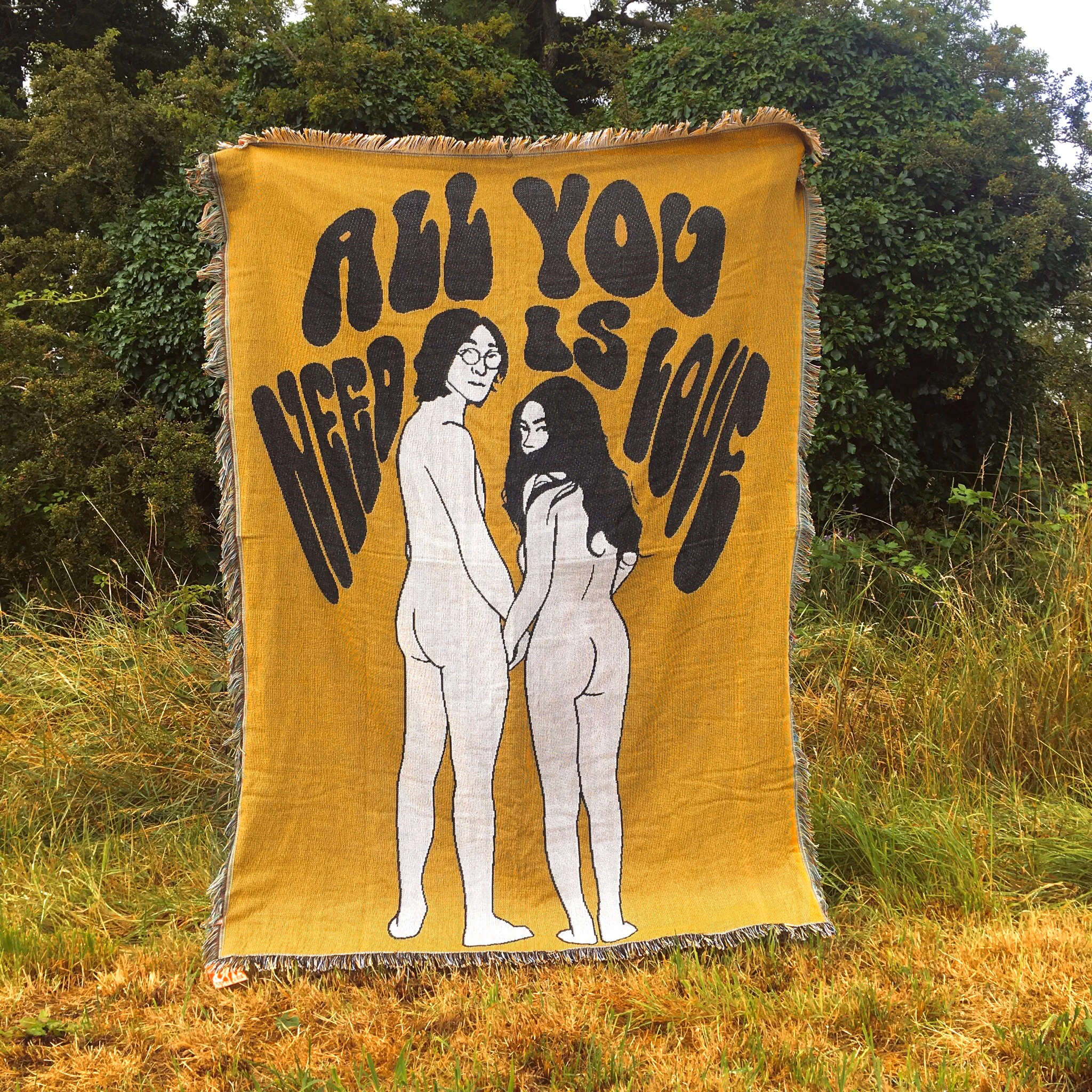 All You Need Is Love Woven Blanket - Image 6