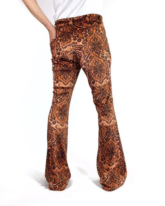 Mens SAMPLE Velvet Flares in Whiskey Size M - Image 3