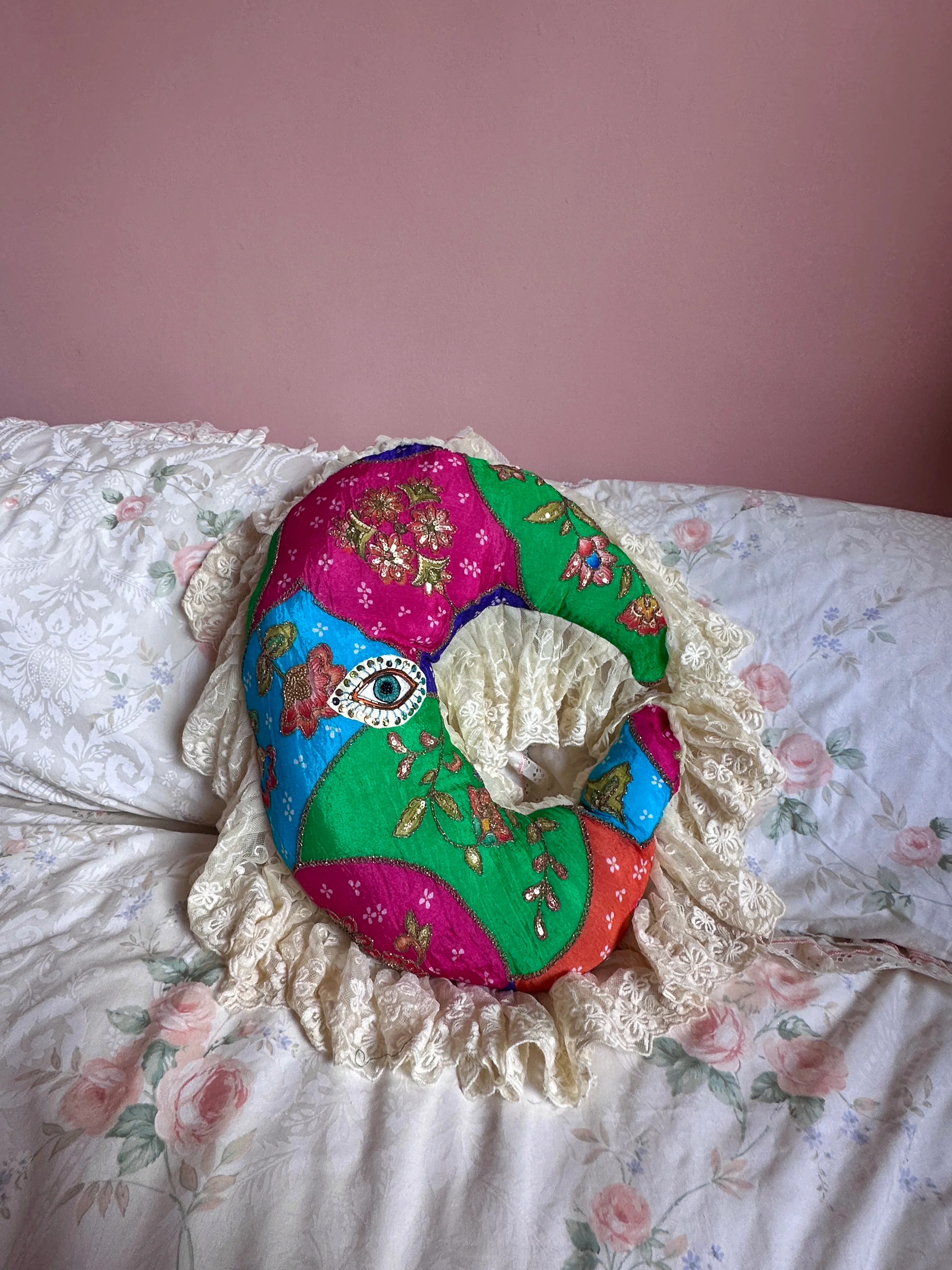 Moonface Shaped Pillow in Whimsigoth - Image 3
