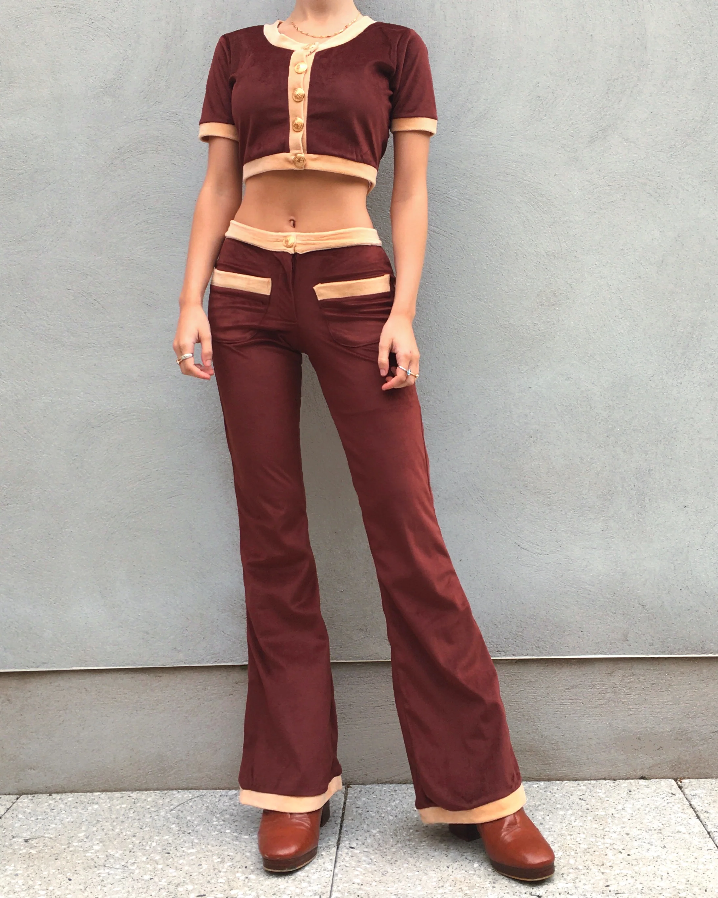 MOD Crop Cardigan in Chocolate Brown - Image 7
