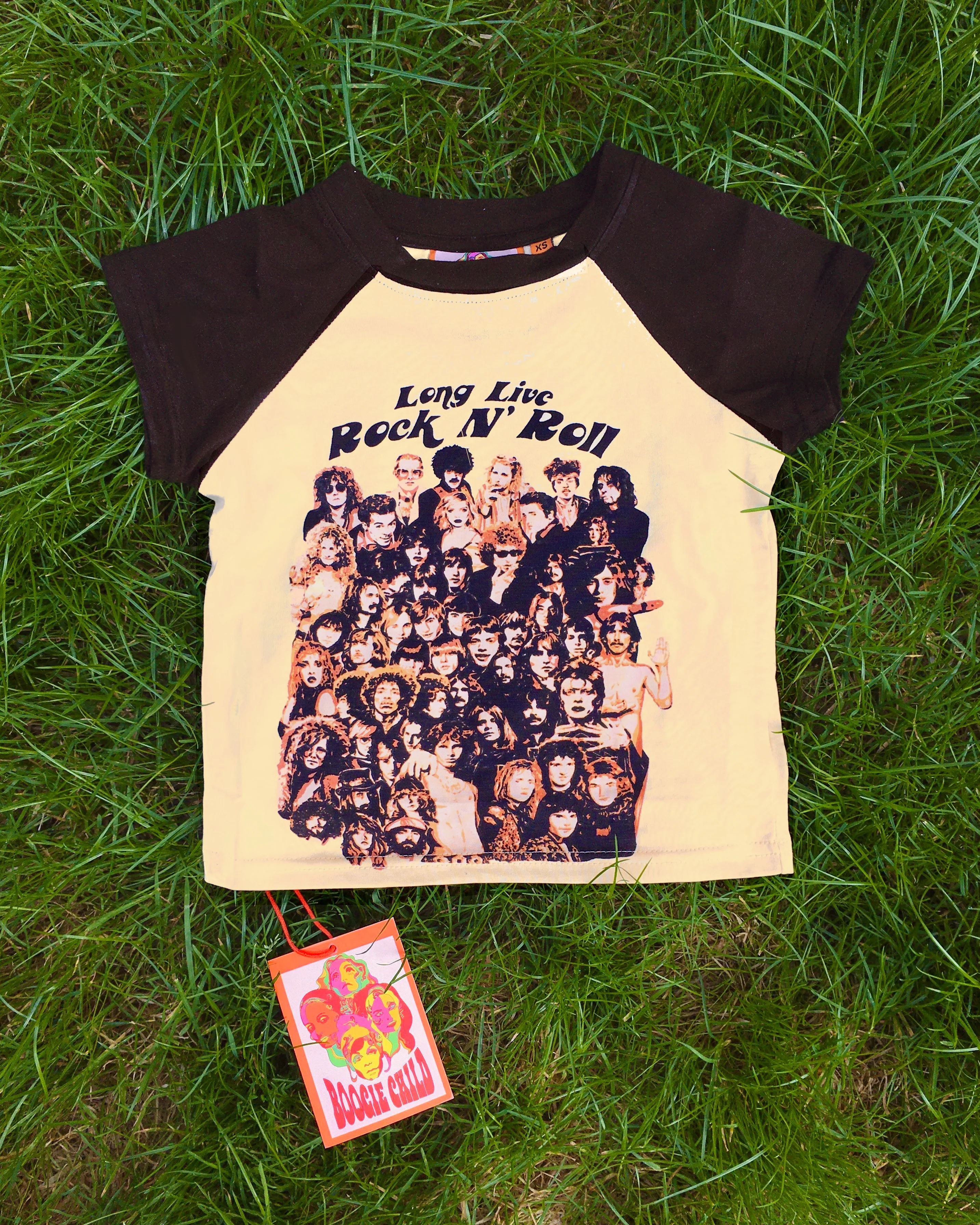 Rock N' Roll Ringer Baby Tee - Image 4