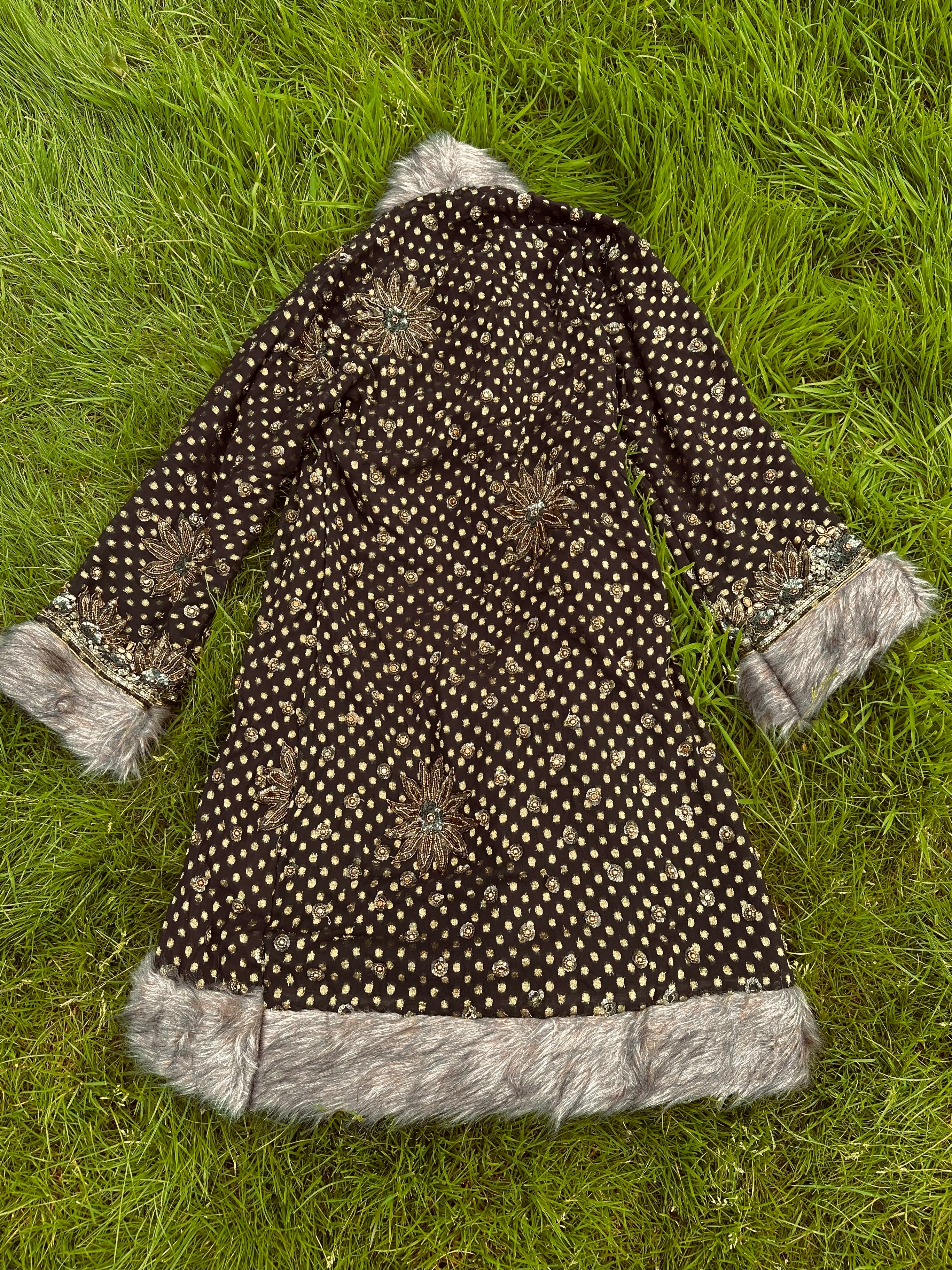 Star Child Afghan Coat Size M - Image 5