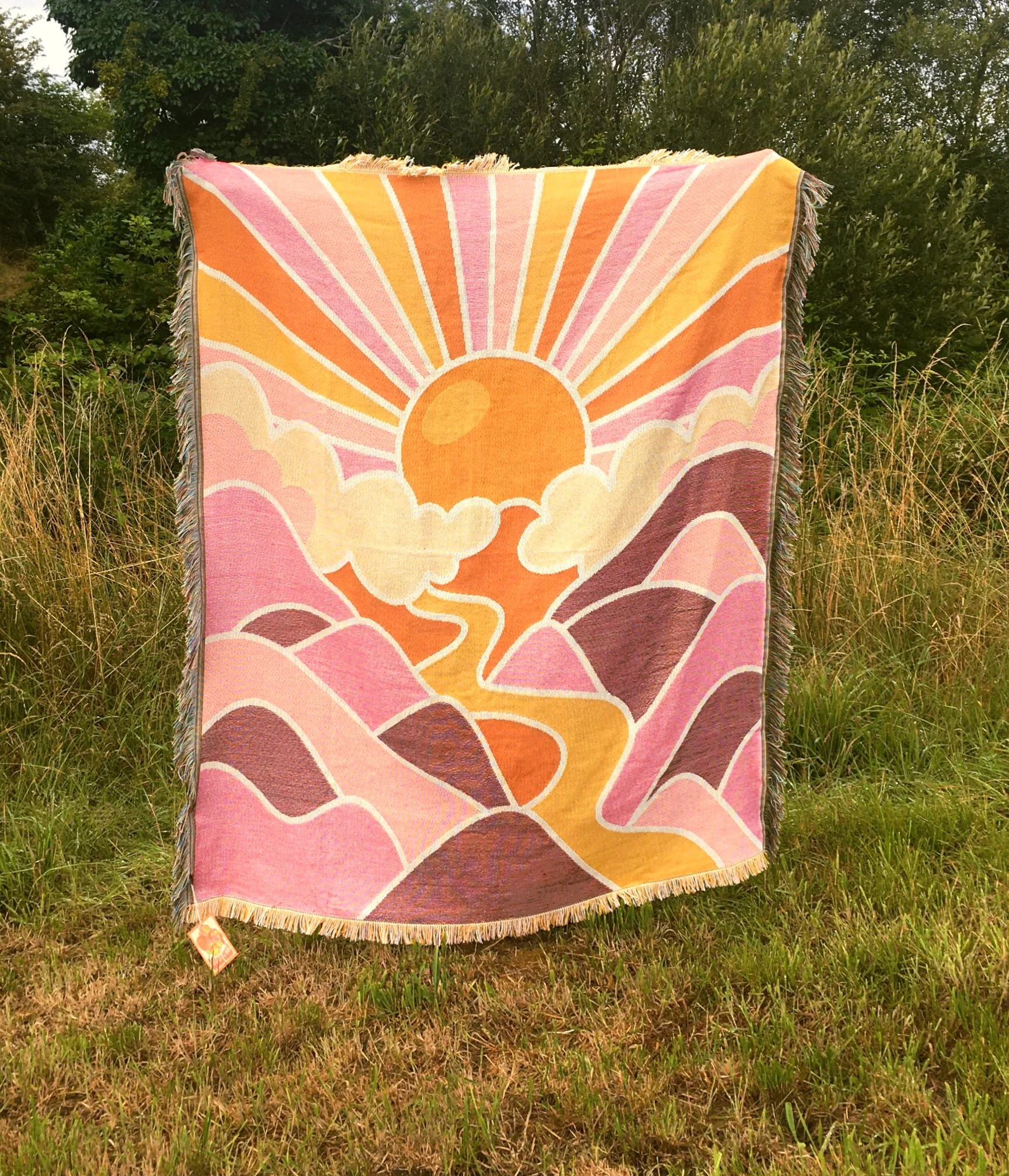 Sunshine Of Your Love Woven Blanket - Image 4
