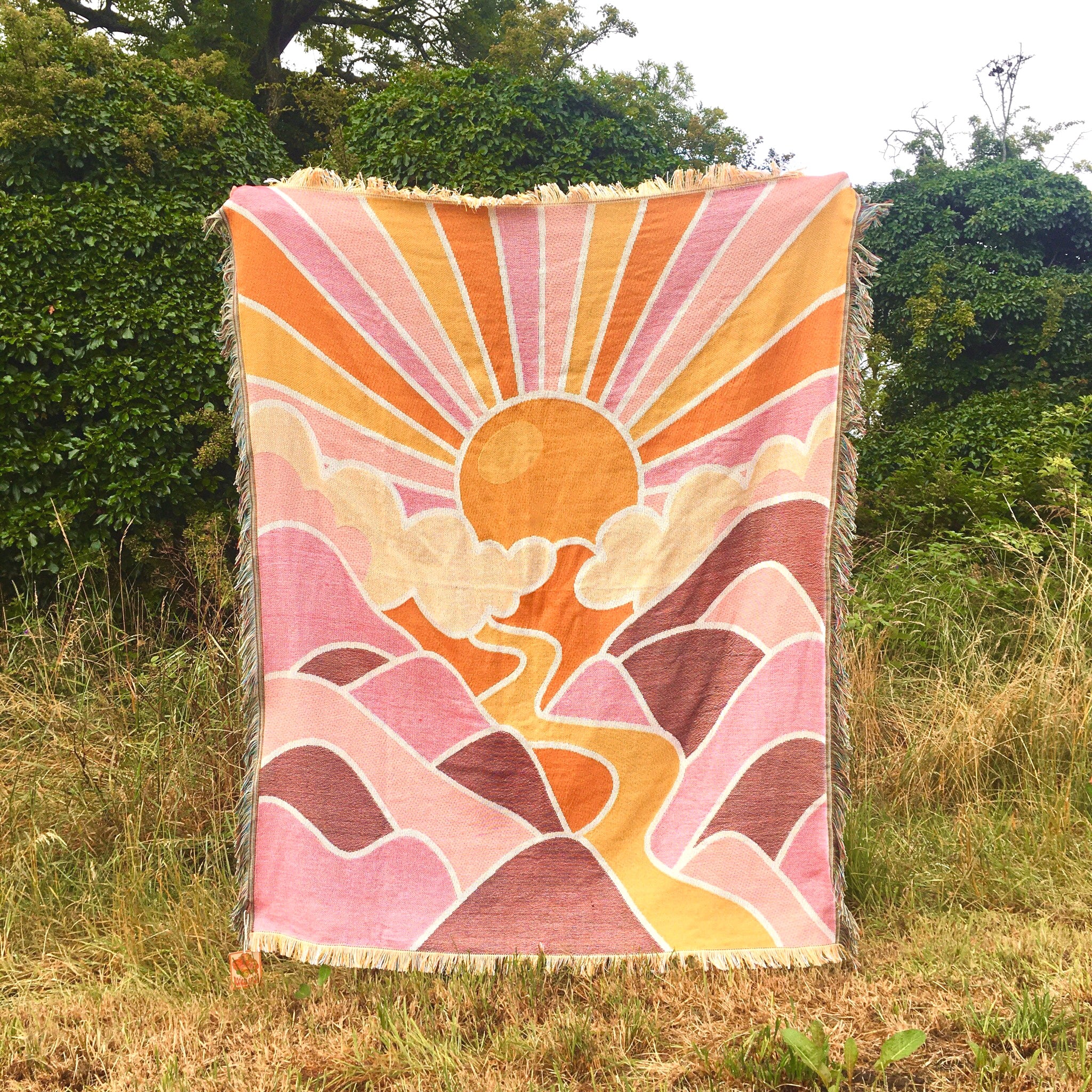 Sunshine Of Your Love Woven Blanket - Image 5