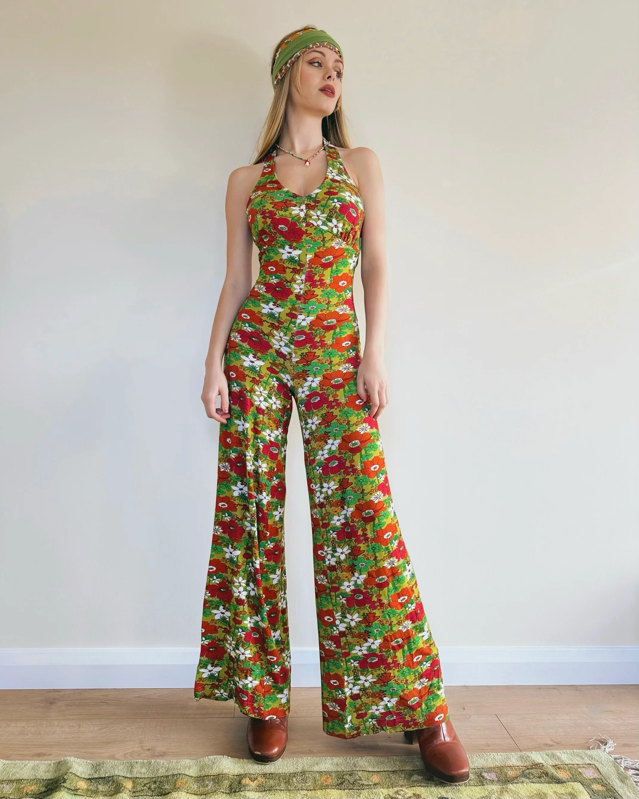 The Flower Power Cotton Jumpsuit - Image 4