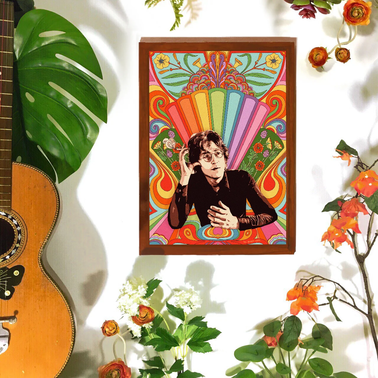 The John Lennon Print - Size A3 / 11.7" × 16.5"