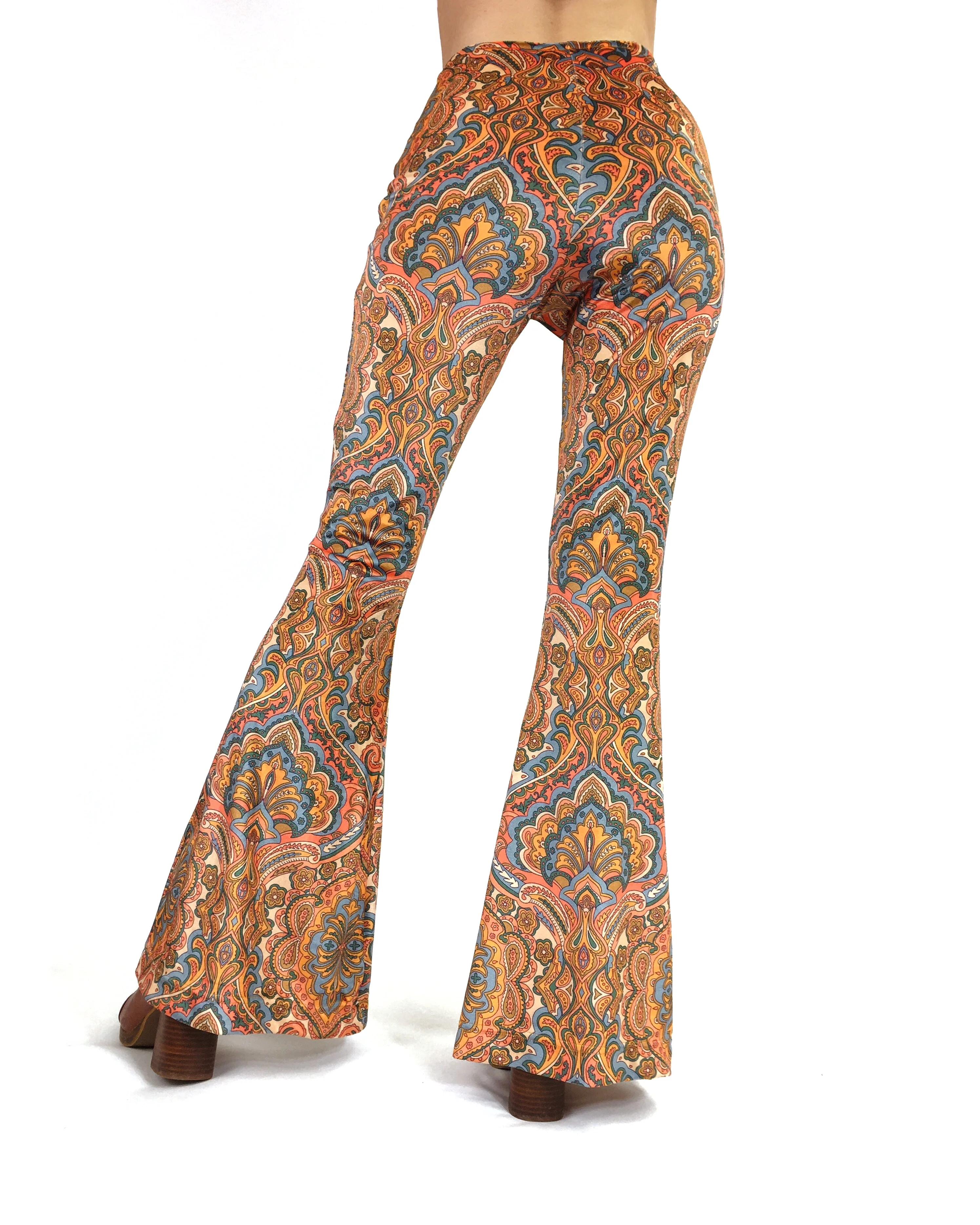 The Lace Up Velvet Flares in Houdini - Image 7