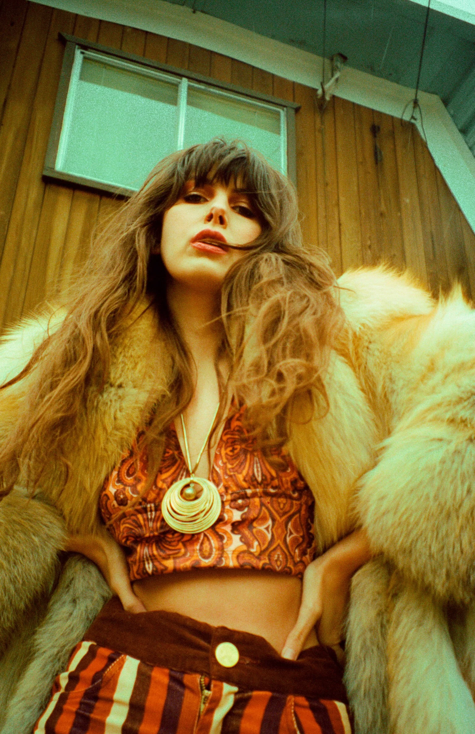 The Velvet Halter Top in Whiskey - Image 9