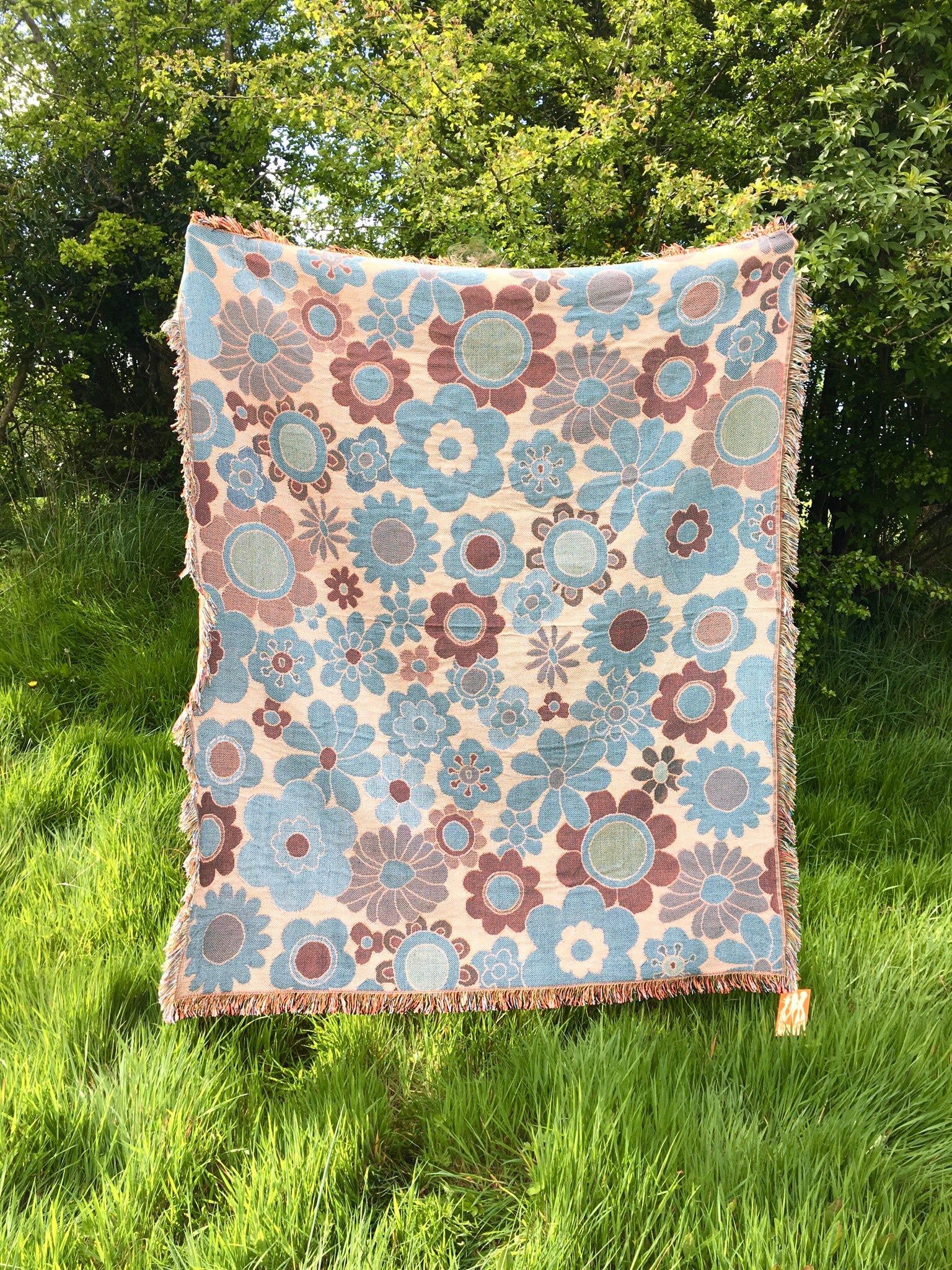 Wildflower Woven Blanket - Image 3