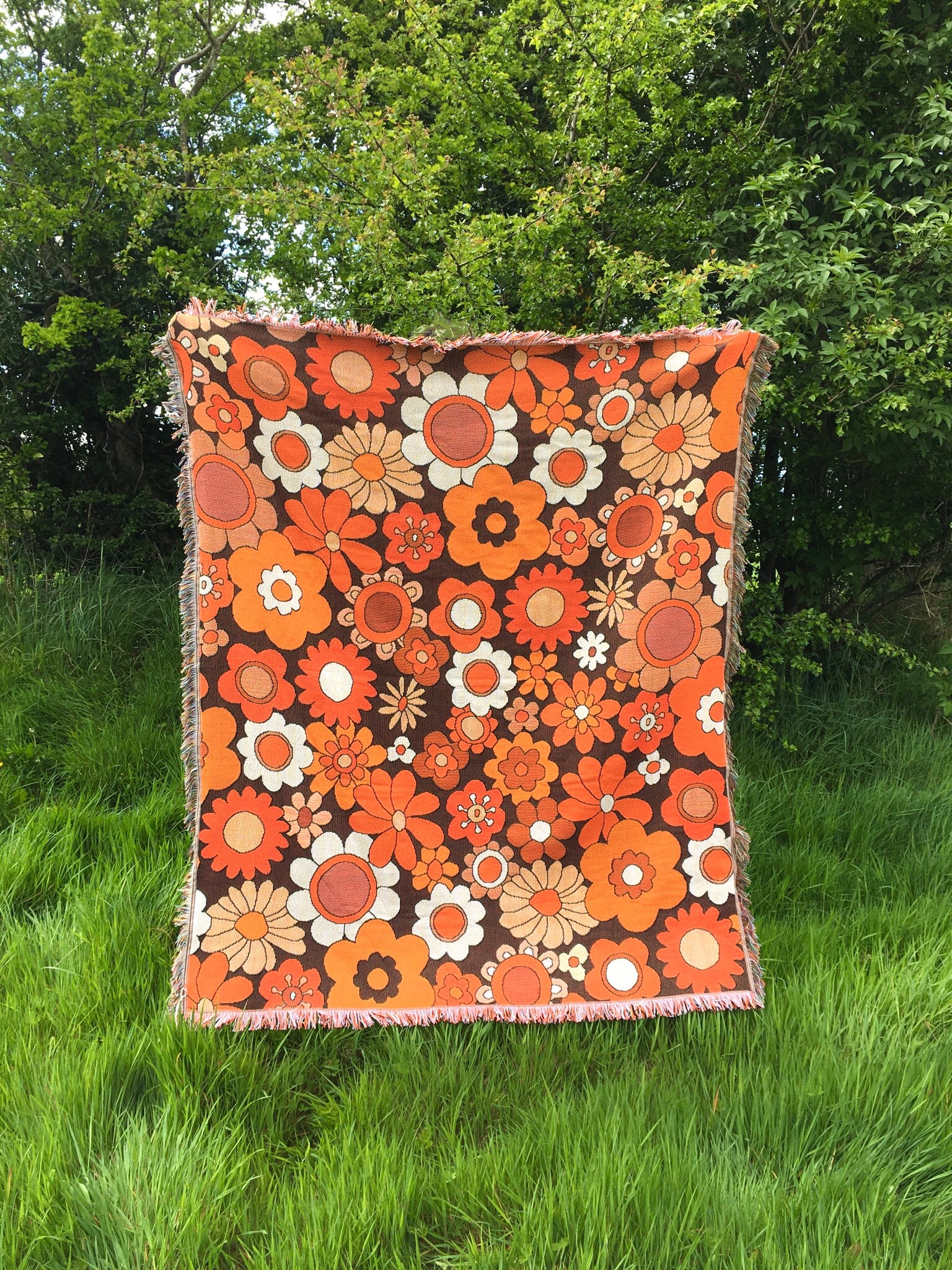 Wildflower Woven Blanket - Image 4